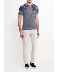 Мужская серая футболка-поло от Guess Jeans