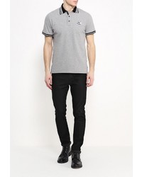 Мужская серая футболка-поло от Just Cavalli