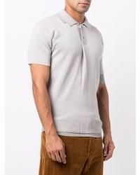 Мужская серая футболка-поло от Jacquemus
