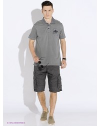 Мужская серая футболка-поло от LERROS