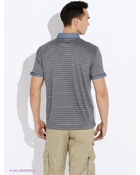 Мужская серая футболка-поло от LERROS