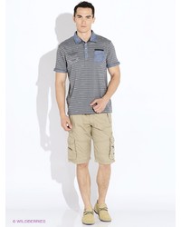 Мужская серая футболка-поло от LERROS