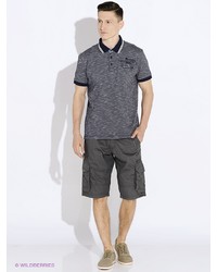 Мужская серая футболка-поло от LERROS