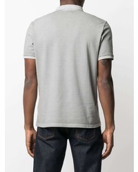 Мужская серая футболка-поло от Dondup