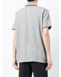 Мужская серая футболка-поло от Armani Exchange