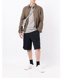 Мужская серая футболка-поло от Tommy Hilfiger