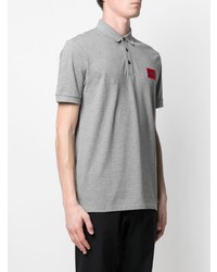 Мужская серая футболка-поло от Hugo