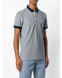 Мужская серая футболка-поло от BOSS HUGO BOSS