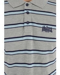 Мужская серая футболка-поло от Lonsdale