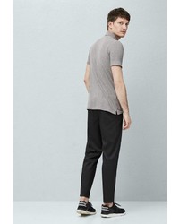 Мужская серая футболка-поло от Mango Man