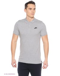 Мужская серая футболка-поло от Nike