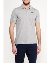 Мужская серая футболка-поло от Nike
