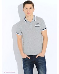 Мужская серая футболка-поло от Oodji