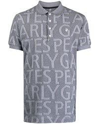 Мужская серая футболка-поло от PEARLY GATES