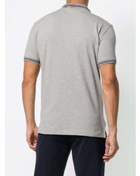 Мужская серая футболка-поло от Emporio Armani