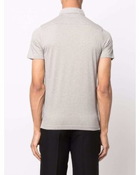 Мужская серая футболка-поло от Corneliani