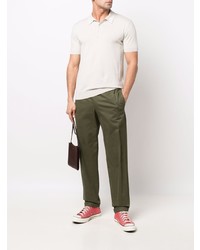 Мужская серая футболка-поло от Baracuta