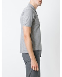 Мужская серая футболка-поло от Thom Browne