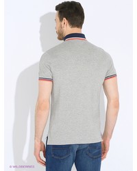 Мужская серая футболка-поло от Tommy Hilfiger