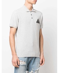 Мужская серая футболка-поло от Just Cavalli