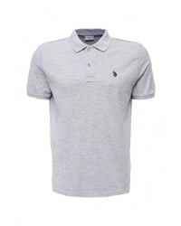 Мужская серая футболка-поло от U.S. Polo Assn.