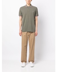 Мужская серая футболка-поло от PS Paul Smith