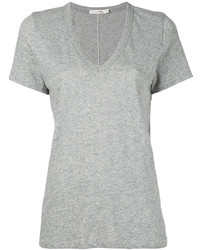 Женская серая футболка с v-образным вырезом от Rag & Bone