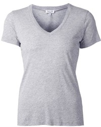 Женская серая футболка с v-образным вырезом от Splendid