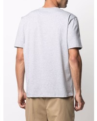 Мужская серая футболка с v-образным вырезом от Eleventy