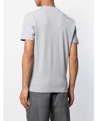 Мужская серая футболка с v-образным вырезом от Brunello Cucinelli