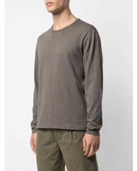 Мужская серая футболка с длинным рукавом от Alex Mill