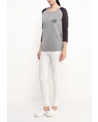 Женская серая футболка с длинным рукавом от Billabong