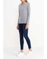 Женская серая футболка с длинным рукавом от Influence