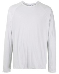 Мужская серая футболка с длинным рукавом от James Perse