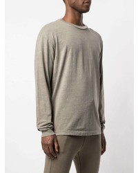 Мужская серая футболка с длинным рукавом от John Elliott