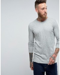 Мужская серая футболка с длинным рукавом от Minimum