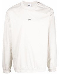 Мужская серая футболка с длинным рукавом от Nike