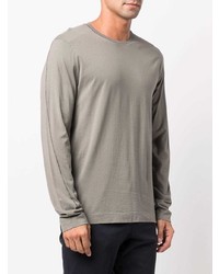 Мужская серая футболка с длинным рукавом от Transit