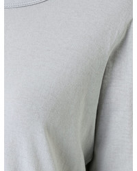 Женская серая футболка с длинным рукавом от Bassike