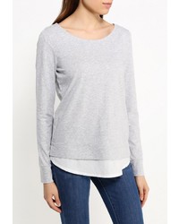 Женская серая футболка с длинным рукавом от Tom Tailor