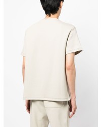Мужская серая футболка с круглым вырезом с вышивкой от Polo Ralph Lauren