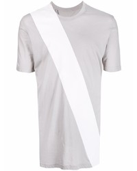 Мужская серая футболка с круглым вырезом с принтом от 11 By Boris Bidjan Saberi
