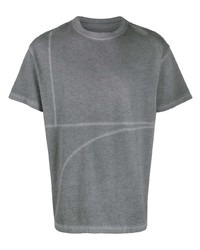 Мужская серая футболка с круглым вырезом с принтом от A-Cold-Wall*