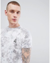 Мужская серая футболка с круглым вырезом с принтом от Brooklyn Supply Co.