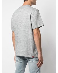 Мужская серая футболка с круглым вырезом с принтом от Mostly Heard Rarely Seen 8-Bit