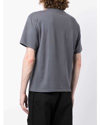 Мужская серая футболка с круглым вырезом с принтом от Undercover