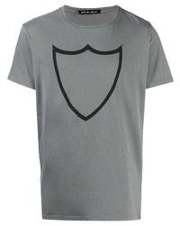 Мужская серая футболка с круглым вырезом с принтом от Htc Los Angeles