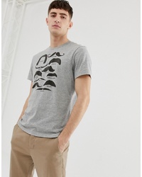 Мужская серая футболка с круглым вырезом с принтом от J.Crew Mercantile