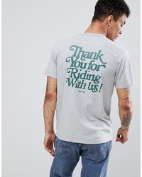 Мужская серая футболка с круглым вырезом с принтом от LEVIS SKATEBOARDING