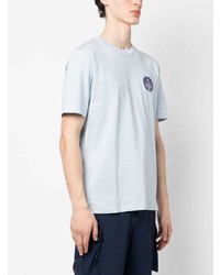 Мужская серая футболка с круглым вырезом с принтом от North Sails